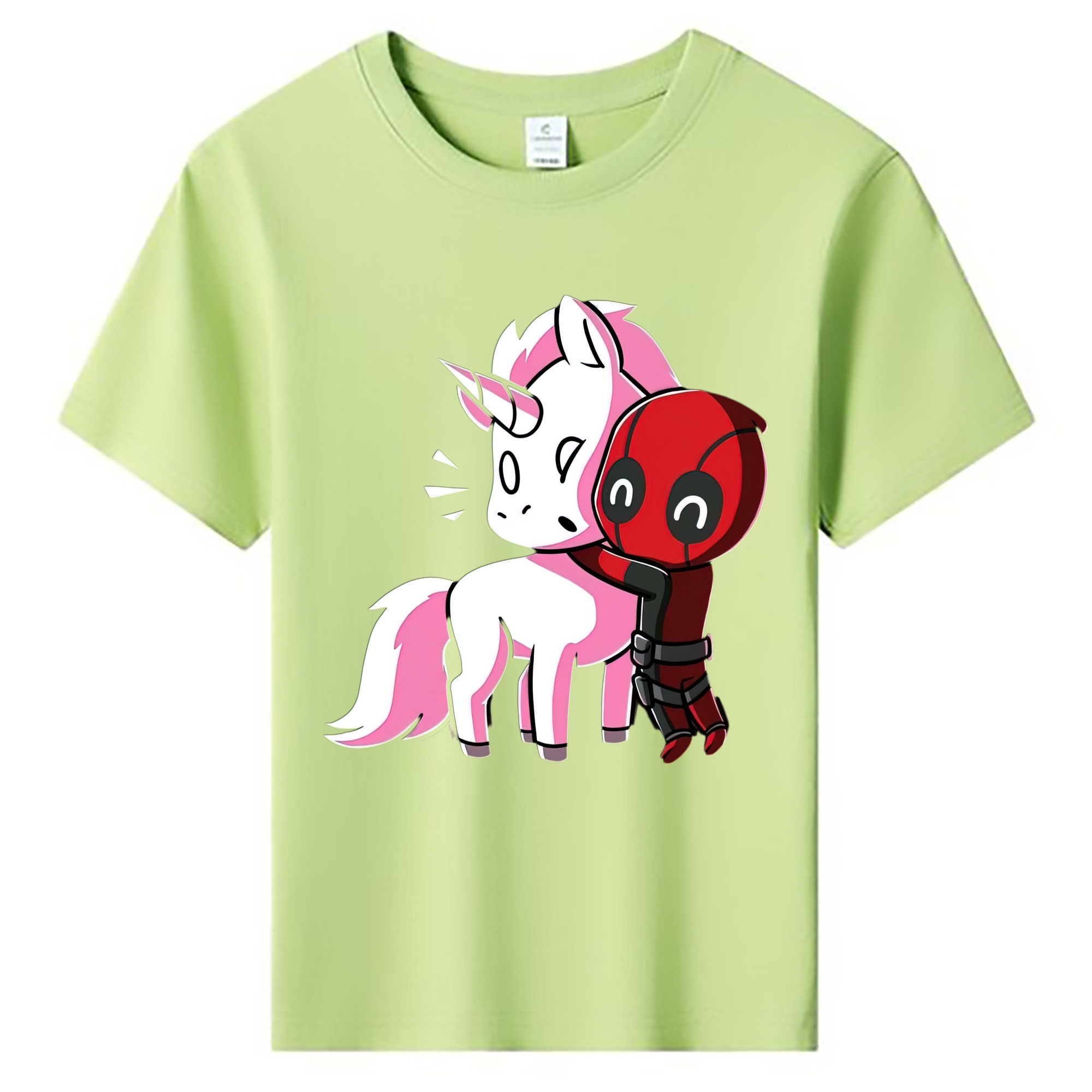（画像用） Deadpool デッドプール 綿100％キッズTシャツ（フロントプリント）